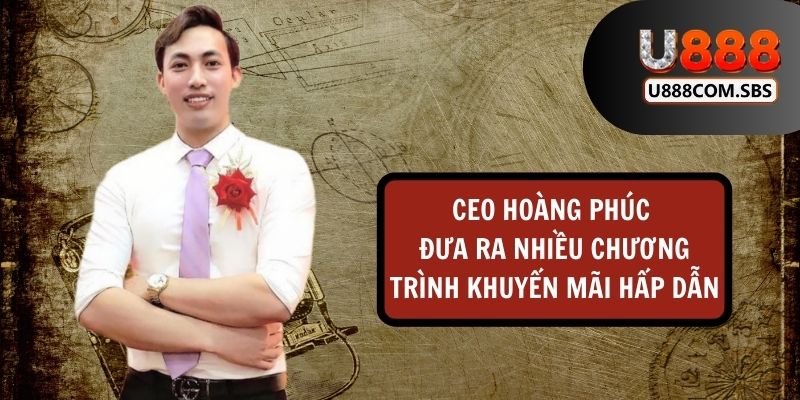 U888 đưa ra nhiều chương trình khuyến mãi hấp dẫn cho người chơi