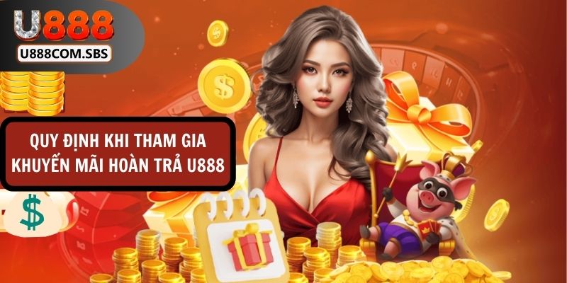 Quy định hội viên cần biết khi tham gia khuyến mãi hoàn trả tại U888