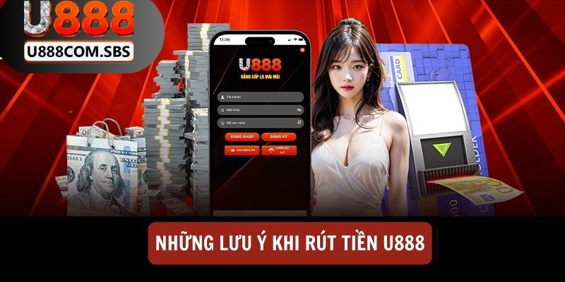 Những lưu ý khi thực hiện rút tiền U888