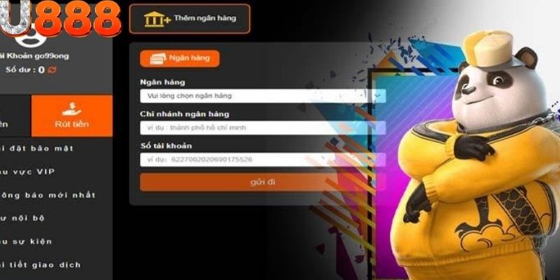 Rút tiền đóng vai trò hoàn thiện quá trình sử dụng tài khoản